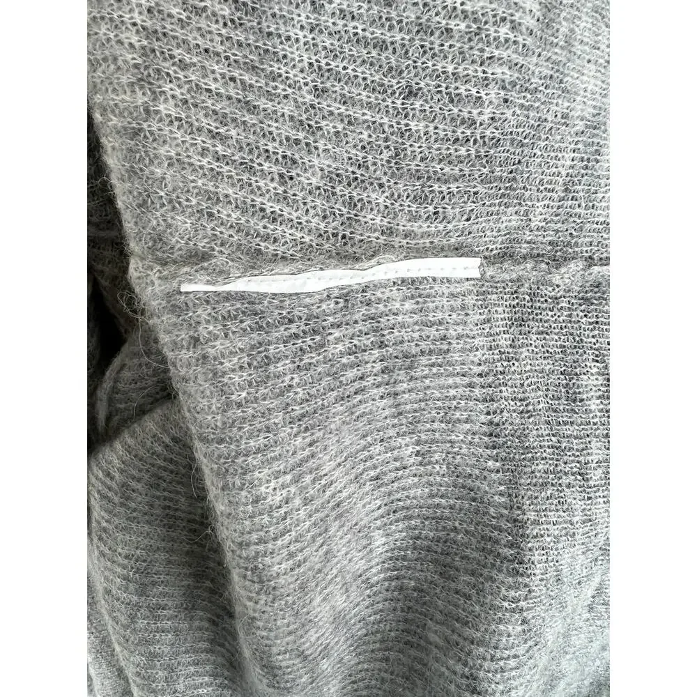 Madewell Gray Long Sleeve Crewneck Long Raglan Sleeve Pullover Sweater Size L